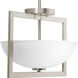 Harmony 2 Light 11.75 inch Brushed Nickel Semi-Flush Convertible Ceiling Light