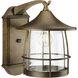 Prairie 1 Light 14 inch Burnished Chestnut Outdoor Wall Lantern, Large