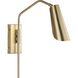 Cornett LED 4.5 inch Brushed Gold Wall Bracket Wall Light