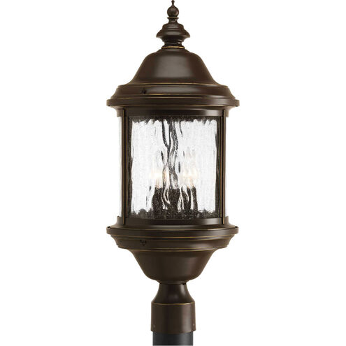 Ashmore 3 Light 24 inch Antique Bronze Outdoor Post Lantern