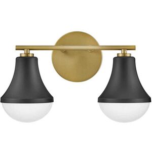 Haddie LED 14.5 inch Black Bath Light Wall Light