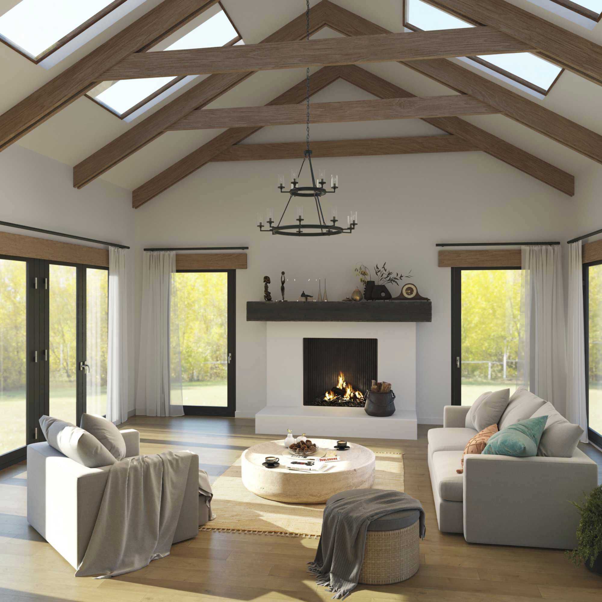 Gresham 15 Light 47 inch Graphite Chandelier Ceiling Light, Design Series