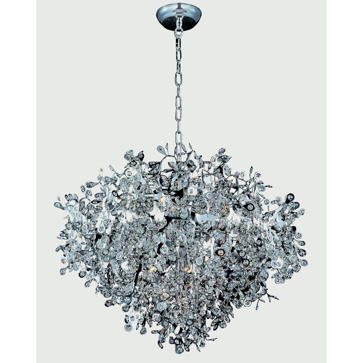 Comet 13 Light 33 inch Polished Chrome Single Pendant Ceiling Light