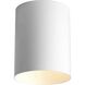 Cylinder LED 5 inch White Outdoor Flush Mount Cylinder in LED Lamping, Progress LED