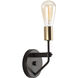 Hangar 1 Light 5 inch Antique Bronze Wall Bracket Wall Light, Design Series