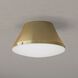 Avra 2 Light 11 inch Brushed Gold Flush Mount Ceiling Light