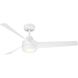 Rizo LED Matte White Ceiling Fan Light Kit