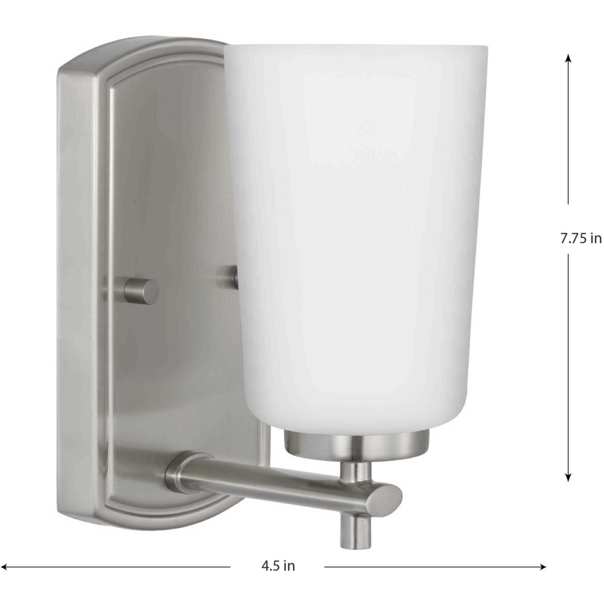 Adley 1 Light 4.5 inch Brushed Nickel Bath Vanity Light Wall Light