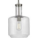 Latrobe 1 Light Brushed Nickel Pendant Ceiling Light