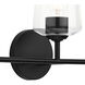 Celino 3 Light 23.25 inch Black Vanity Light Wall Light
