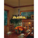 Arts and Crafts 4 Light 30 inch Weathered Bronze Chandelier Ceiling Light