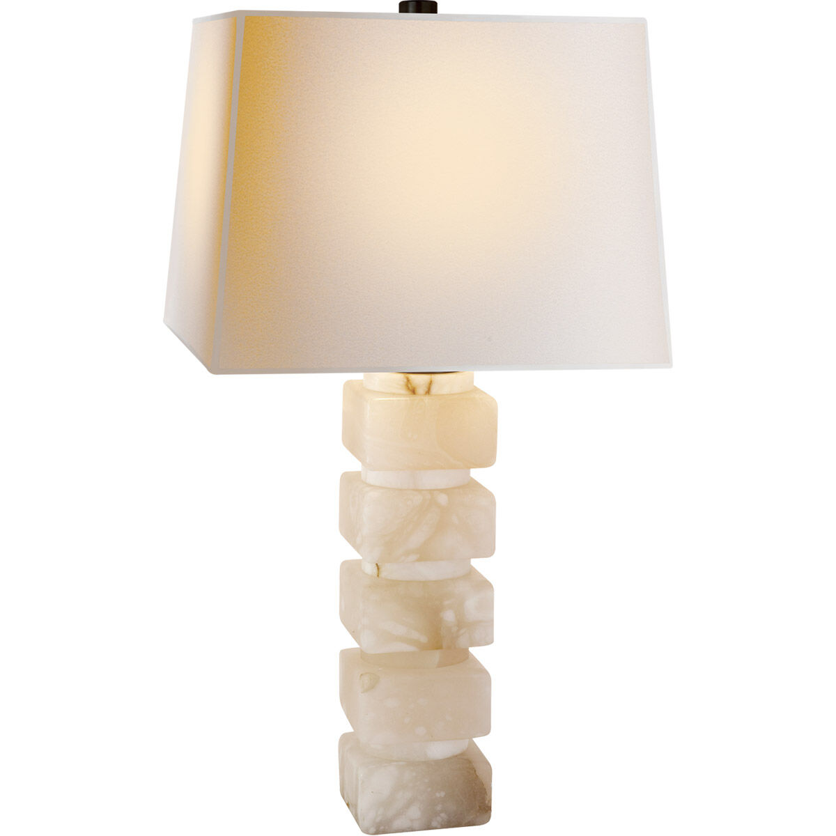 Chapman & Myers Chunky 31 inch 150.00 watt Alabaster Table Lamp Portable Light in Natural Paper