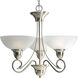 Pavilion 3 Light 24 inch Brushed Nickel Chandelier Ceiling Light