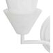 Pinellas 3 Light 24 inch White Plaster Vanity Light Wall Light, Design Series