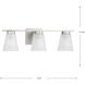 Tanner 3 Light 22 inch Brushed Nickel Vanity Light Wall Light