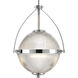 Ellyson 1 Light 18.38 inch Polished Chrome Pendant Ceiling Light, Design Series