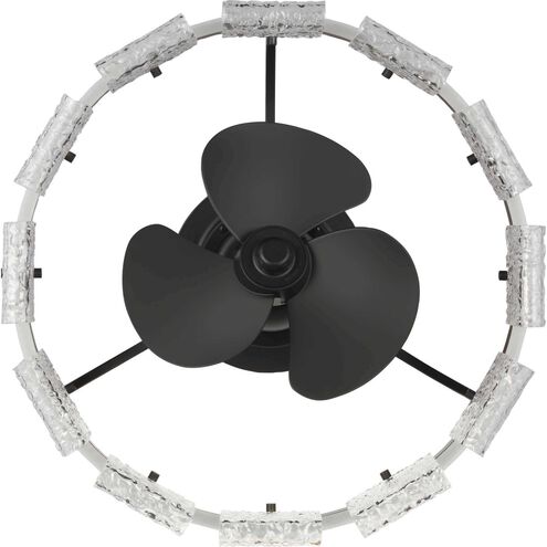 Fanin 20.62 inch Matte Black Outdoor Ceiling Fan