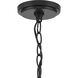 Gilliam 6 Light 27.62 inch Matte Black Chandelier Ceiling Light