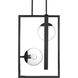 Atwell 2 Light 14 inch Matte Black Pendant Ceiling Light
