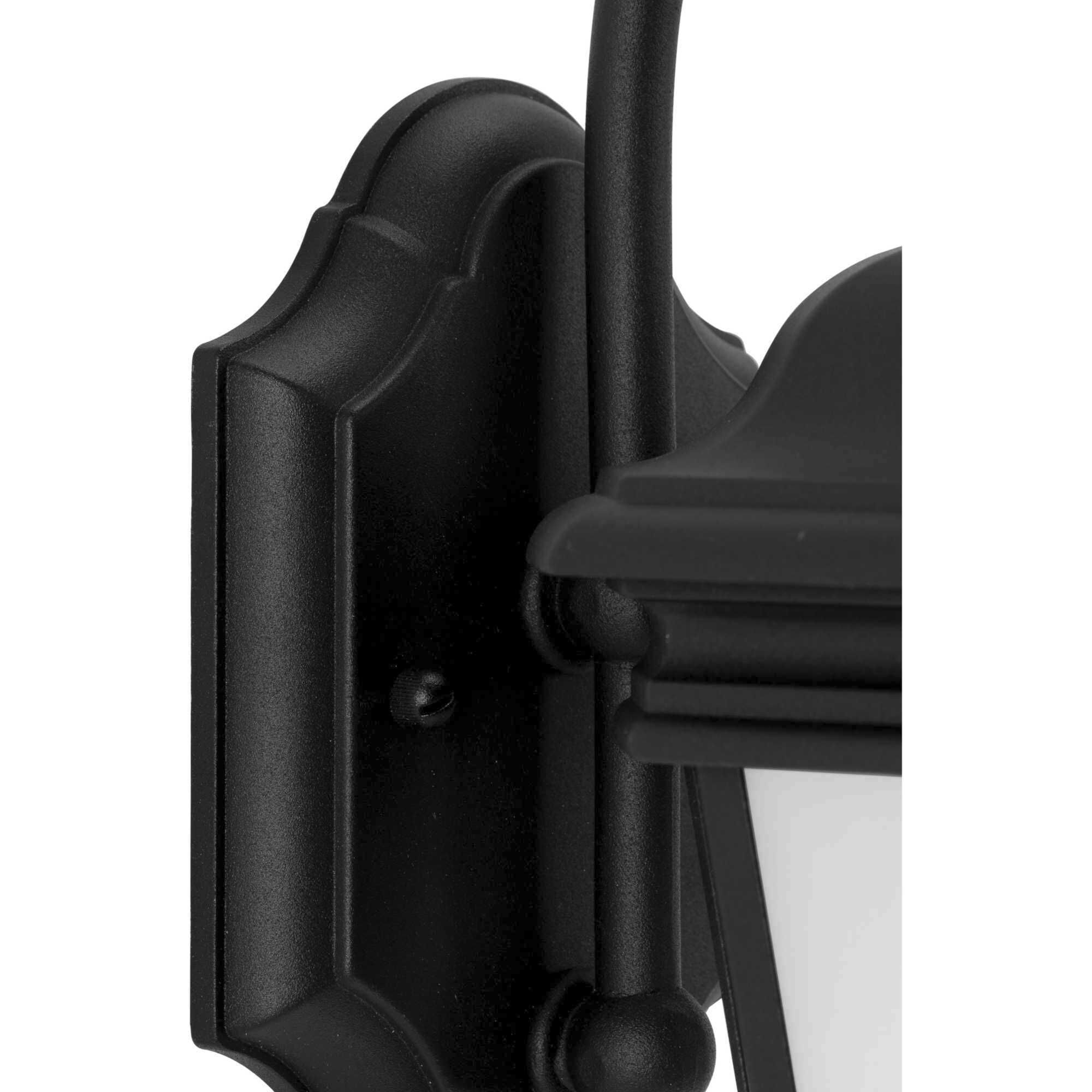 Crawford 1 Light 13 inch Textured Black Outdoor Wall Lantern, Small