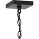 Parrish 1 Light 8.37 inch Matte Black Outdoor Hanging Lantern