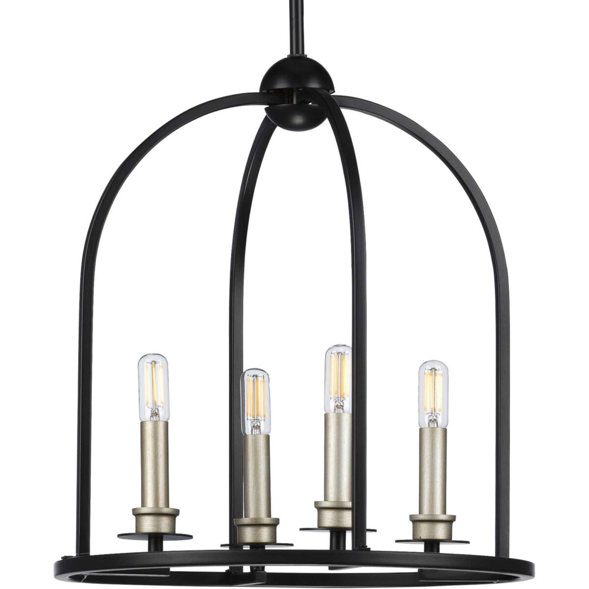Seneca 4 Light 15 inch Matte Black Pendant Ceiling Light