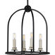 Seneca 4 Light 15 inch Matte Black Pendant Ceiling Light