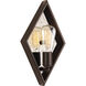 Formes 1 Light 7.5 inch Antique Bronze Wall Sconce Wall Light, Design Series
