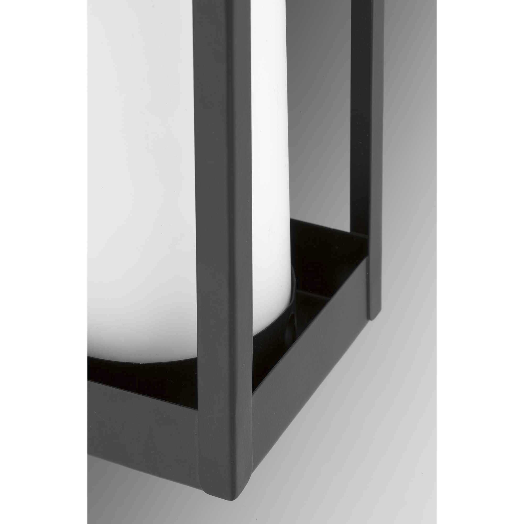 Patewood 1 Light 17 inch Matte Black Outdoor Wall Lantern, Large, Design Series