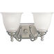 Renovations 2 Light 14 inch Antique Nickel Bath Vanity Wall Light
