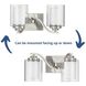 Kene 2 Light 16 inch Brushed Nickel Bath Vanity Wall Light