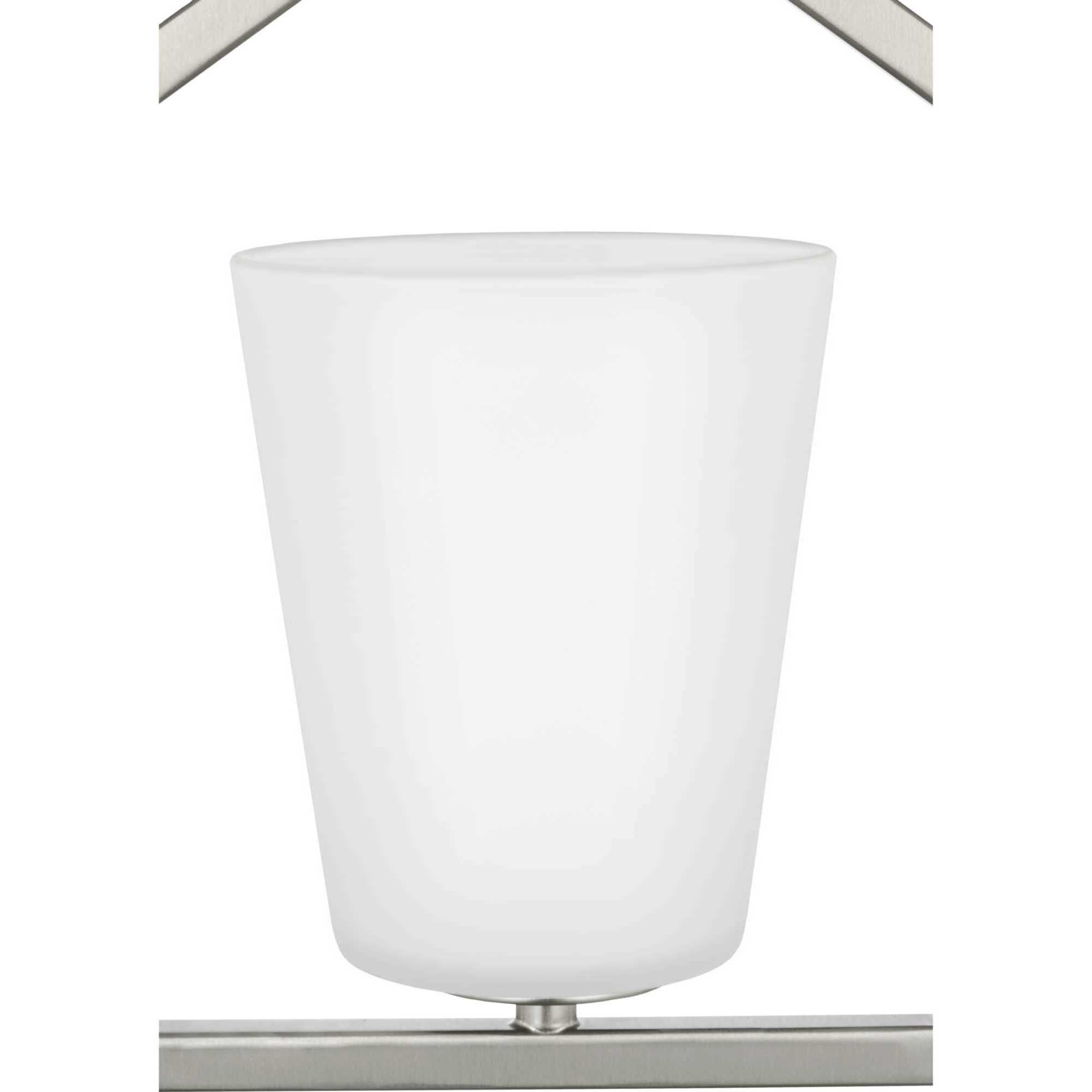 Vertex 1 Light 5 inch Brushed Nickel Semi-Flush Mount Ceiling Light