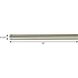 AirPro Antique Nickel Fan Downrod, 18in