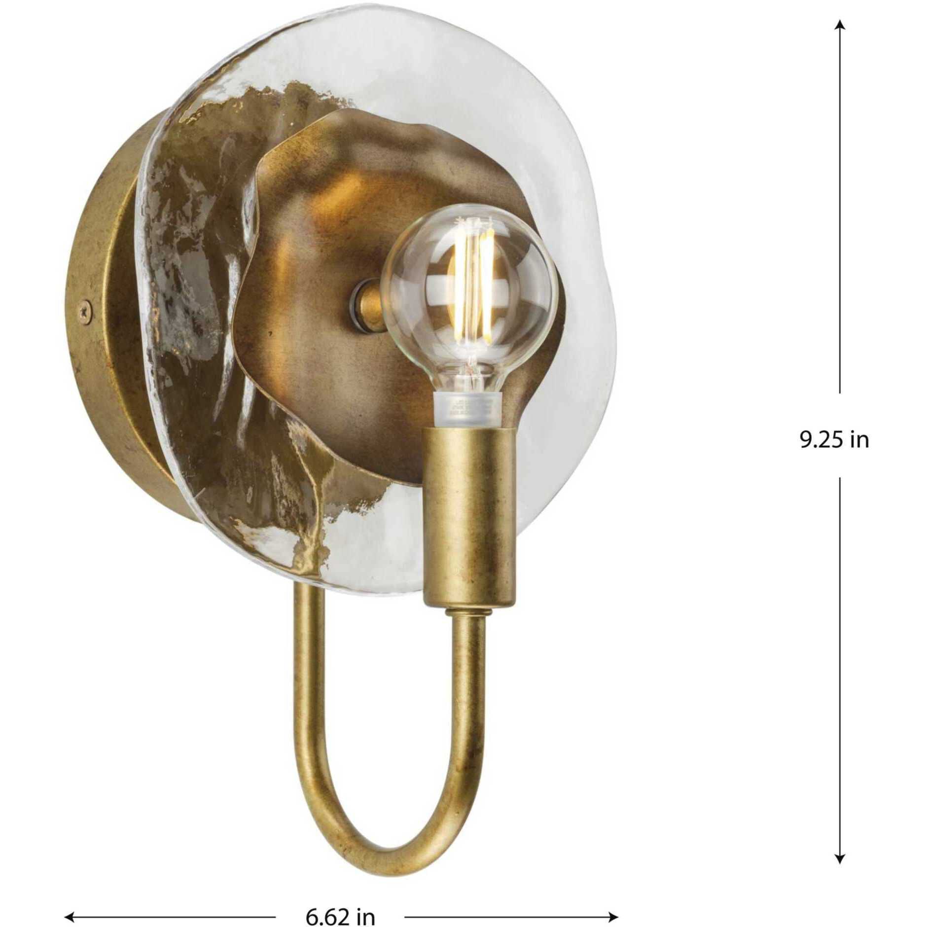 Loretta 1 Light 6.62 inch Gold Ombre Wall Bracket Wall Light, Design Series