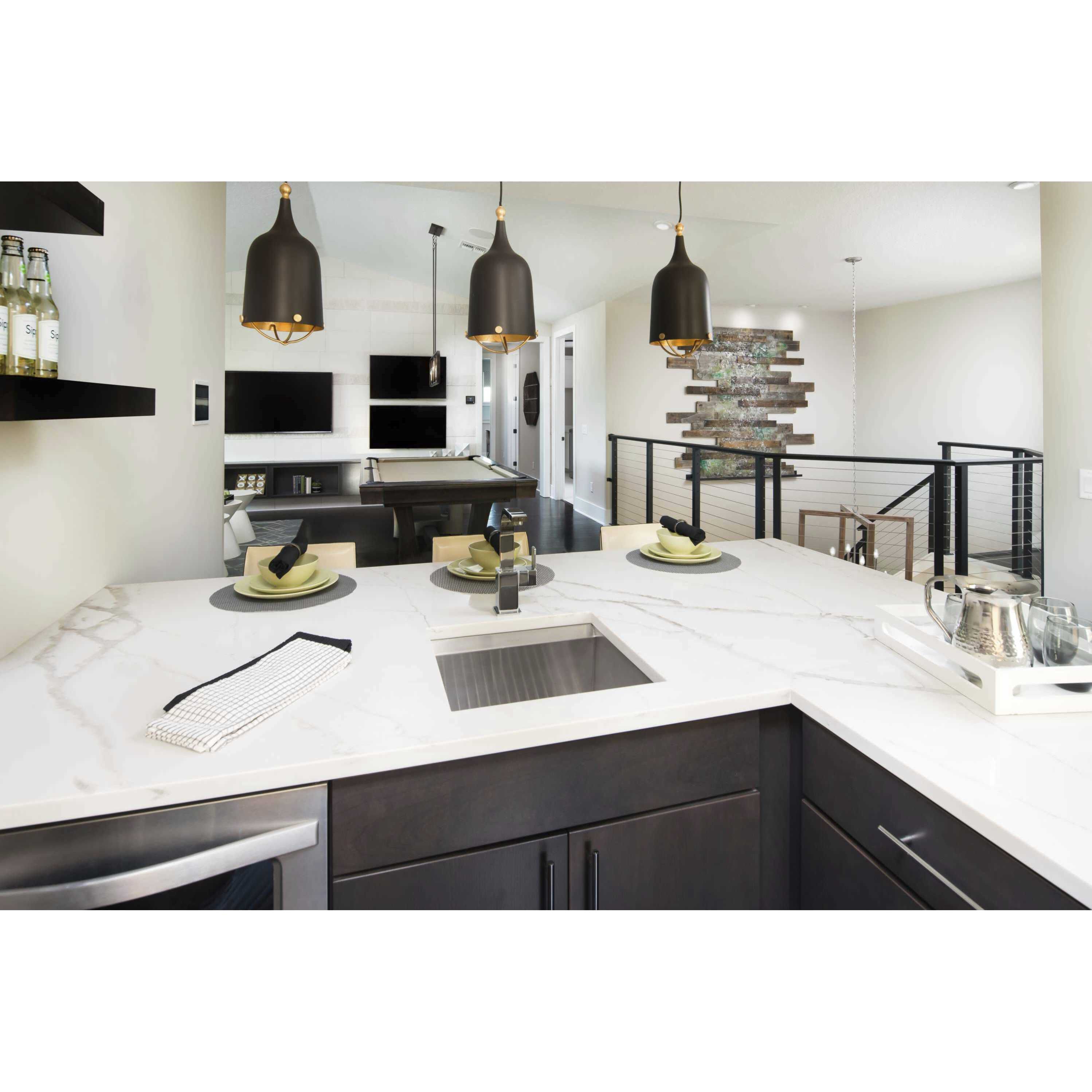 Era 1 Light Matte Black Pendant Ceiling Light, Design Series