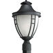 Fairview 1 Light 19 inch Black Outdoor Post Lantern