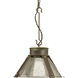 Point Dume™ Rockdance 1 Light 16 inch Aged Brass Pendant Ceiling Light, Jeffrey Alan Marks, Design Series