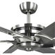 Huff 96 inch Brushed Nickel Ceiling Fan