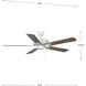 AirPro Builder 52 inch White with White/Antique Wood Blades Ceiling Fan