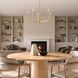 Reines 5 Light 26 inch Brushed Gold Chandelier Ceiling Light