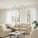 Celino 6 Light 40 inch Champagne Bronze Large Chandelier Ceiling Light