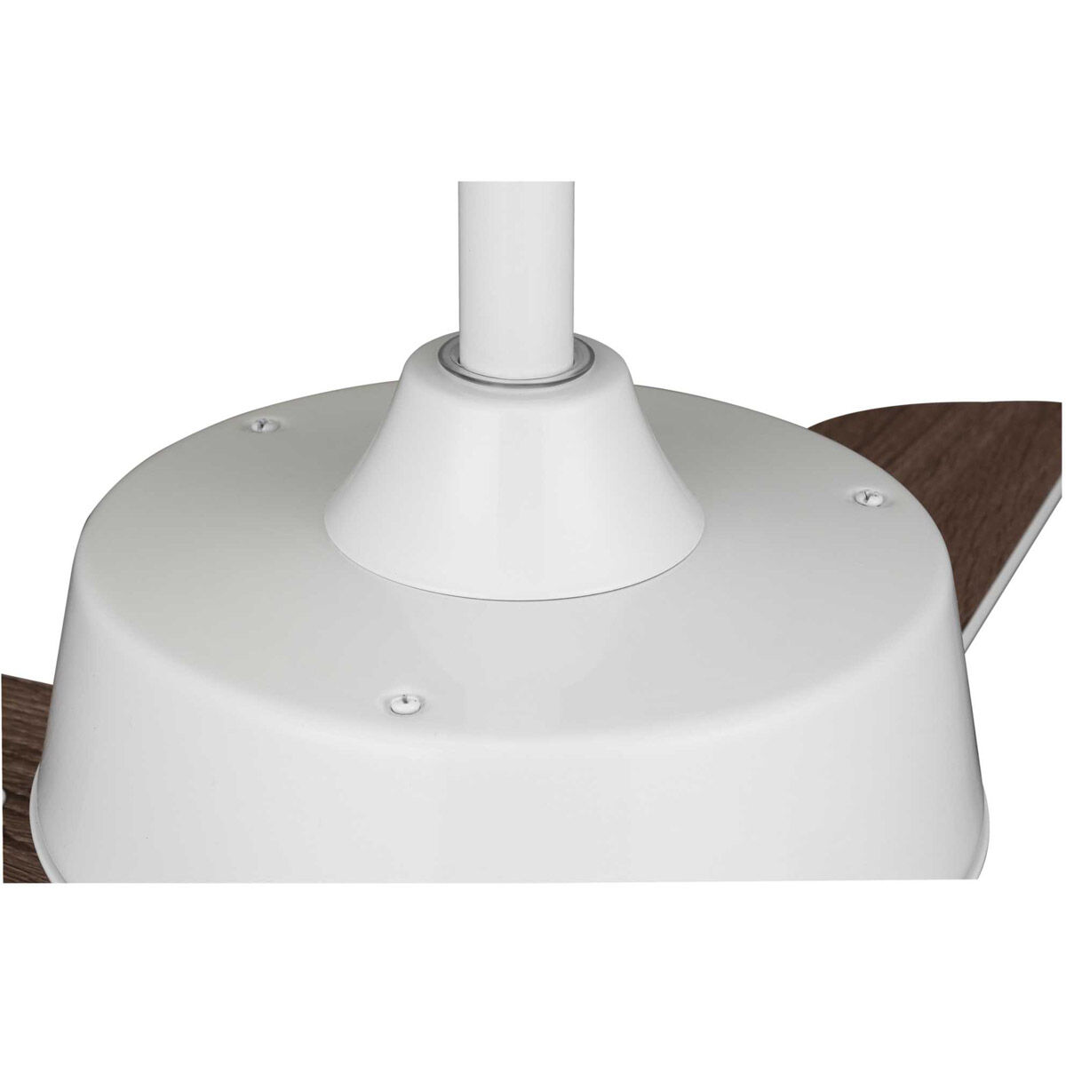 Drift 32 inch White with White/Driftwood Blades Ceiling Fan