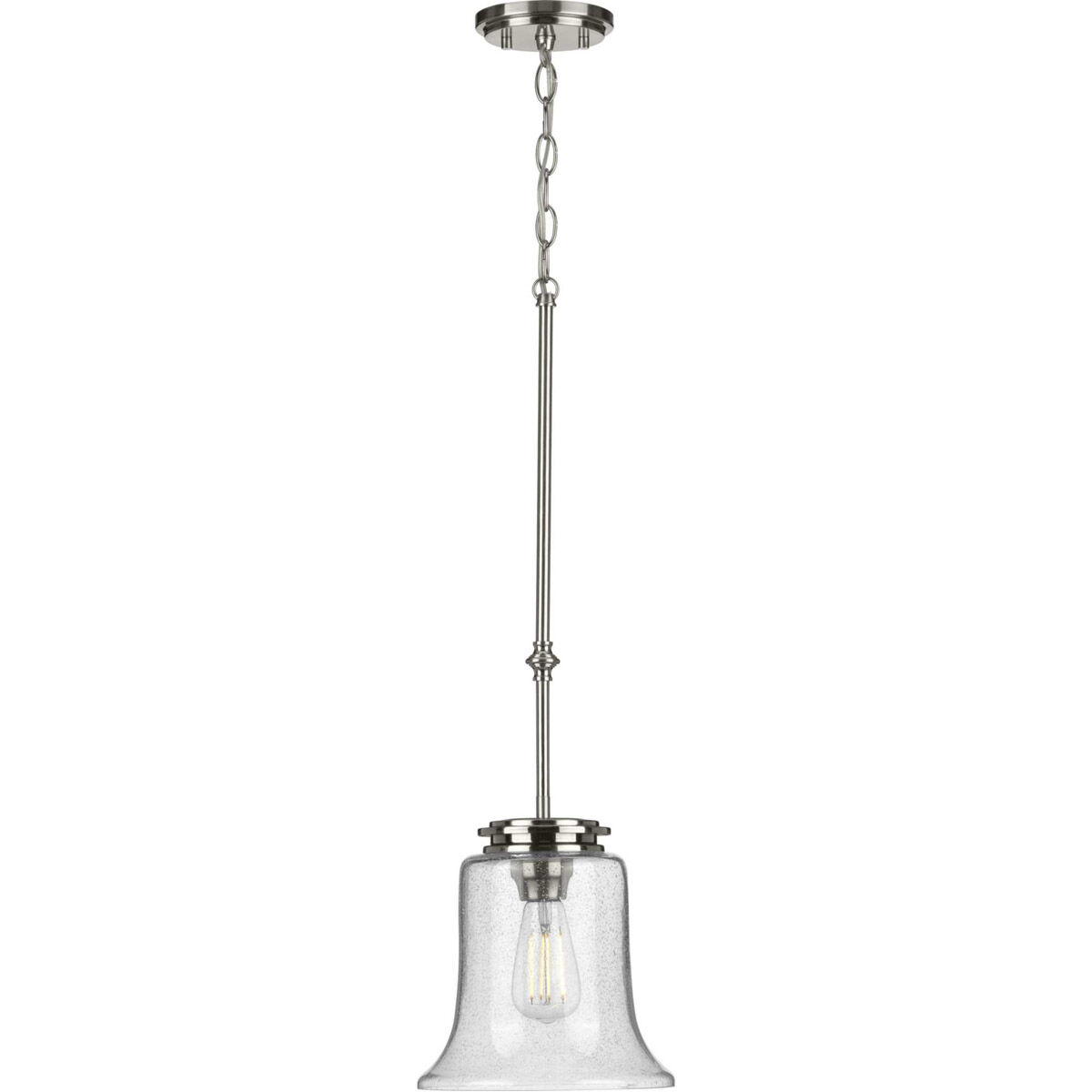 Winslett 1 Light 9 inch Brushed Nickel Mini-Pendant Ceiling Light