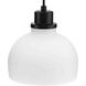 Garris 1 Light 8 inch Matte Black Mini Pendant Ceiling Light
