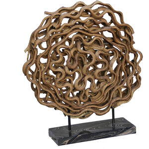 Silvia Natural/Black Table Decor