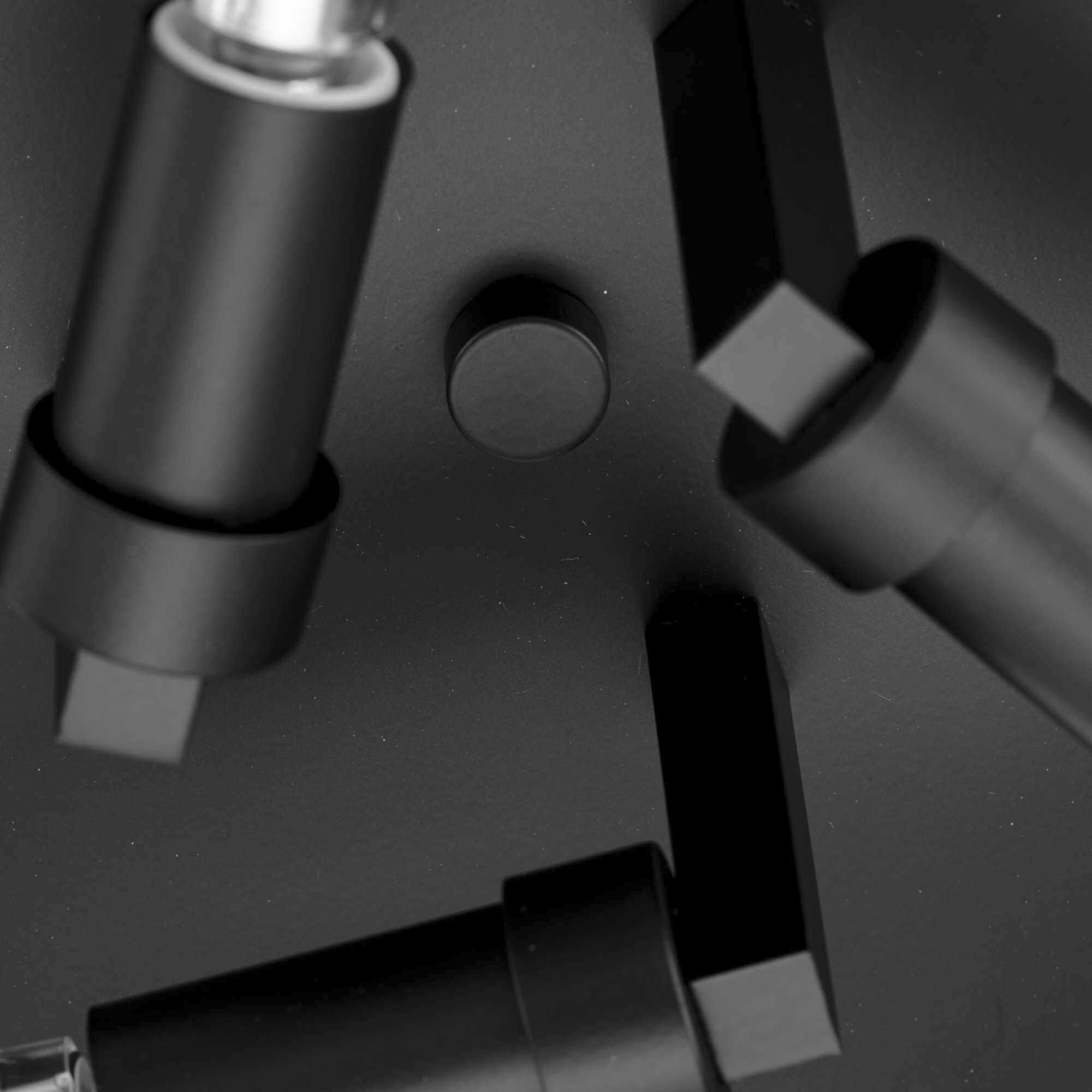 Saucedo 3 Light 14.62 inch Matte Black Flush Mount Ceiling Light, Design Series