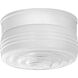 White Glass 2 Light 5 inch White Close-to-Ceiling Ceiling Light