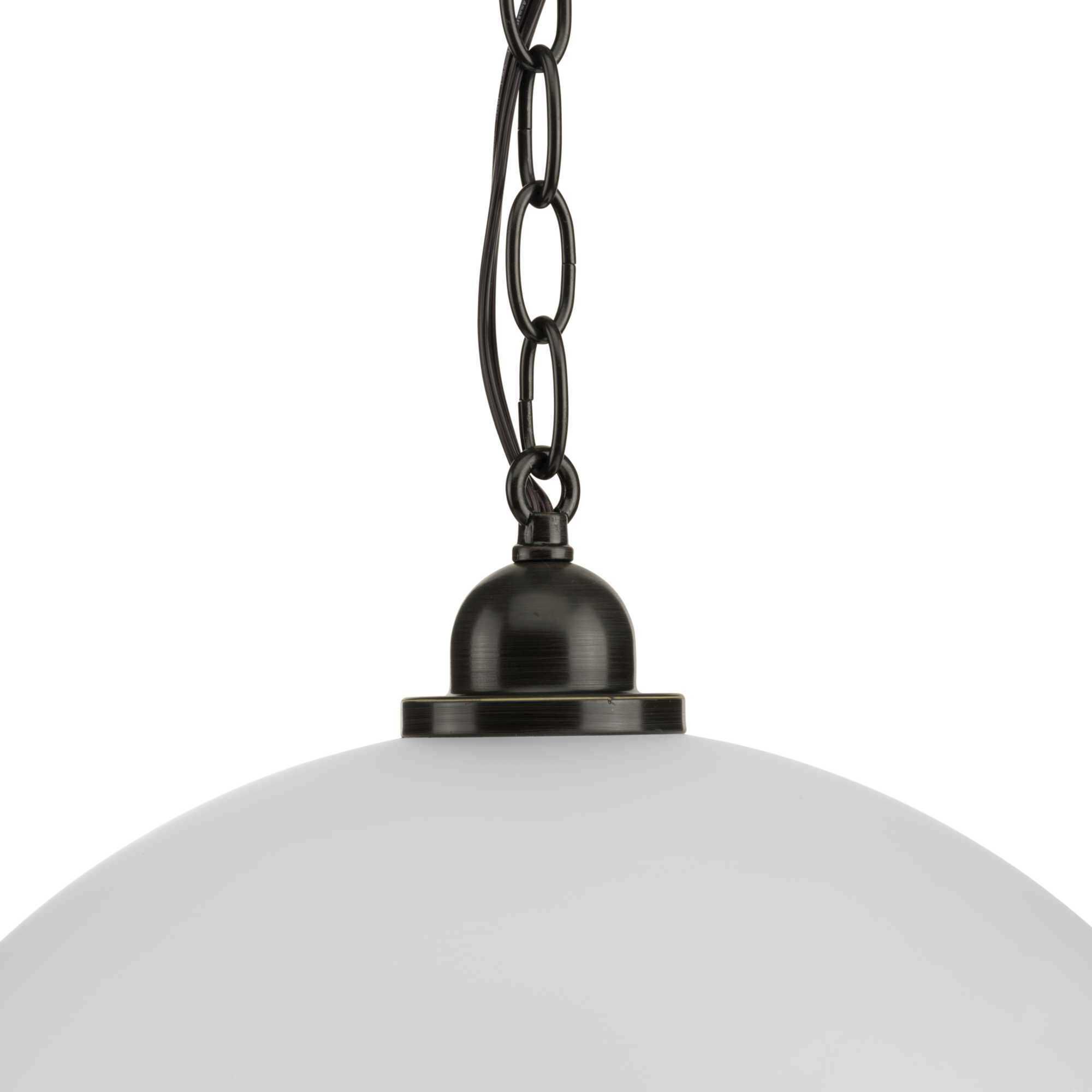 Classic Dome 1 Light 15 inch Antique Bronze Pendant Ceiling Light