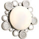 Bingo 1 Light 19 inch Brushed Nickel Close-to-Ceiling Ceiling Light