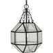 Mauldin 1 Light 12 inch Matte Black Pendant Ceiling Light, Design Series